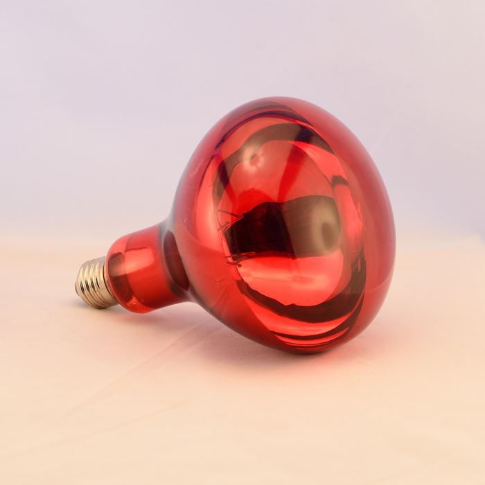 details of red infrared light bulb m